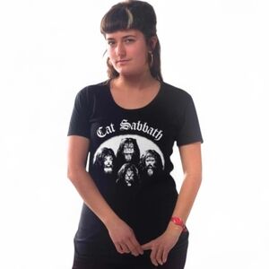 HEADLINE SHIRTS Cat Sabbath Short Sleeve Tee - Small